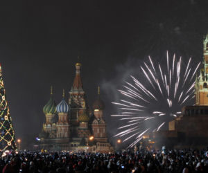 Tak świat witał Nowy Rok: Moskwa