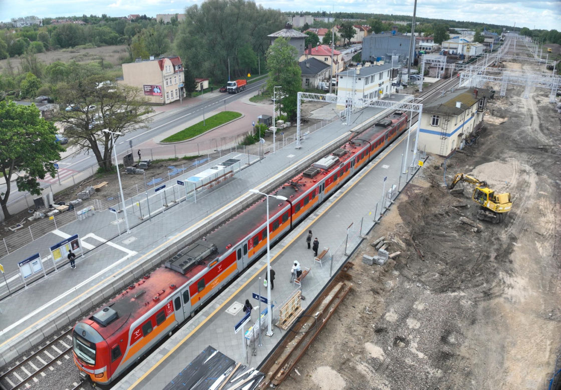 Trwa modernizacja stacji kolejowej na Mazurach. Wkrótce powstanie przejście podziemne