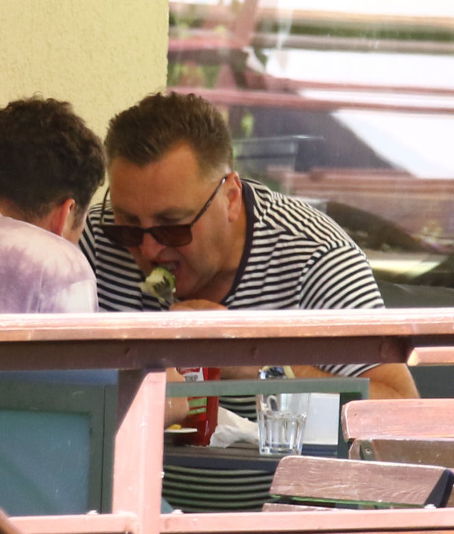 Czesław Michniewicz w restauracji