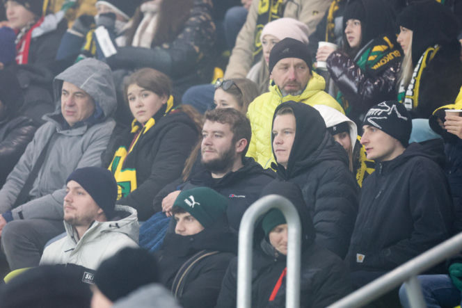 GKS Katowice - Pogoń Szczecin, zdjęcia kibiców i zawodników z meczu 17. kolejki PKO BP Ekstraklasy