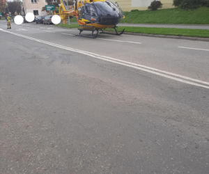 Wypadek w Sobótce. Dwie osoby ranne 