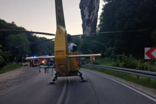 Wypadek śmiertelny pod Maczugą Herkulesa. Nie żyje motocyklista