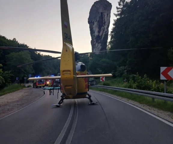 Tragedia pod Maczugą Herkulesa. Nie zdołali uratować motocyklisty