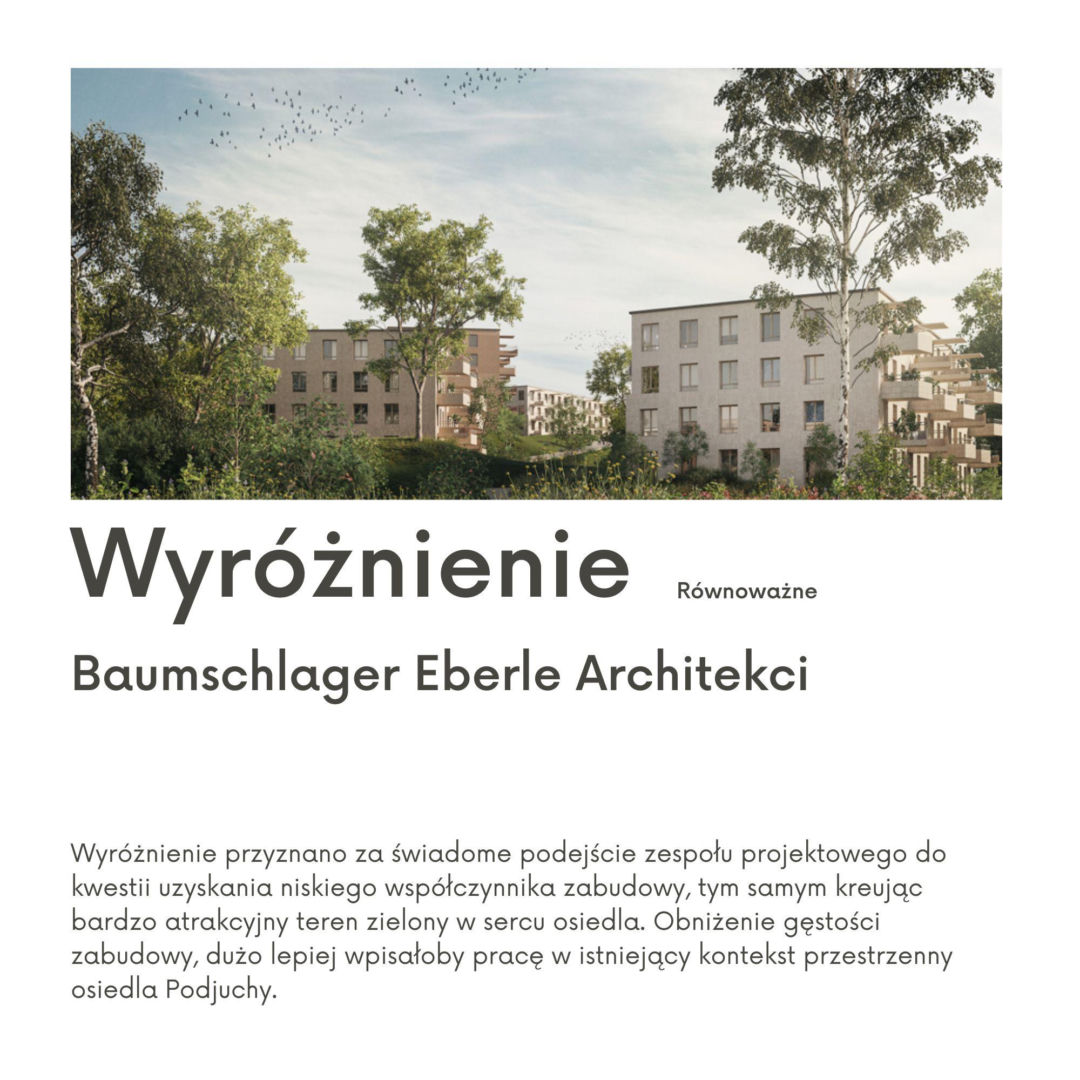 Konkurs na STBS w Szczecinie - wyróżnione prace