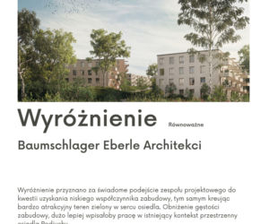 Konkurs na STBS w Szczecinie - wyróżnione prace