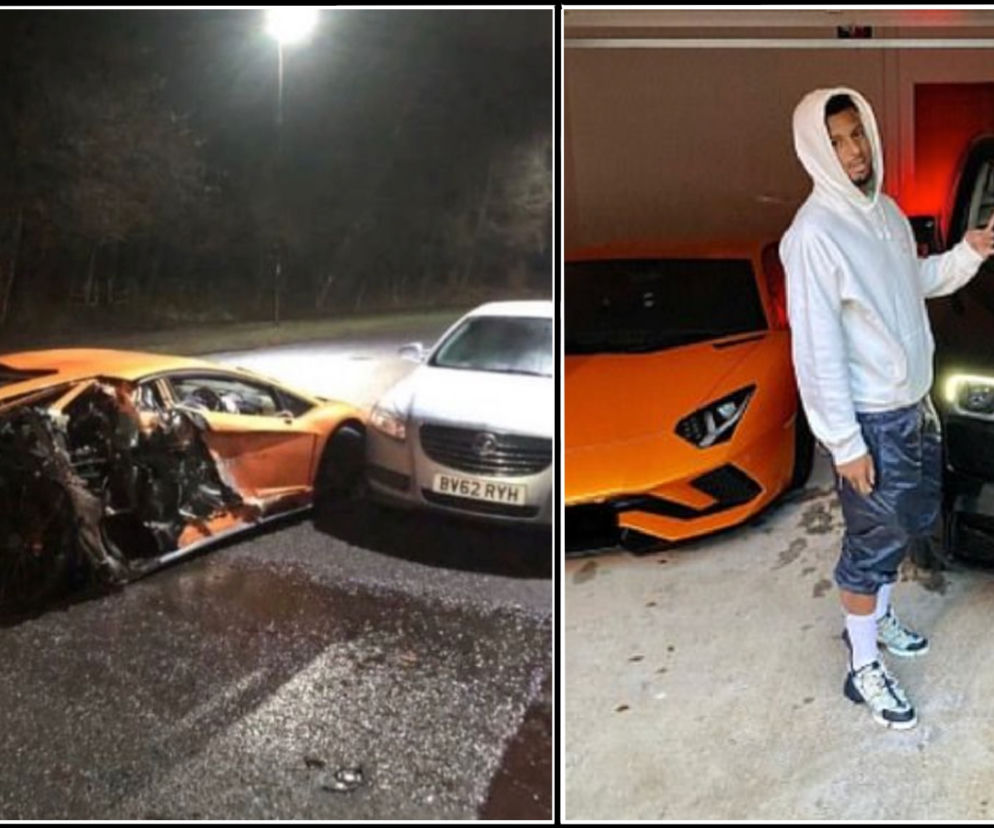 Piłkarz Lys Mousset grający w Premier League rozbił Lamborghini