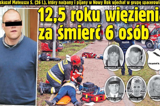 12,5 roku więzienia za śmierć  6 osób