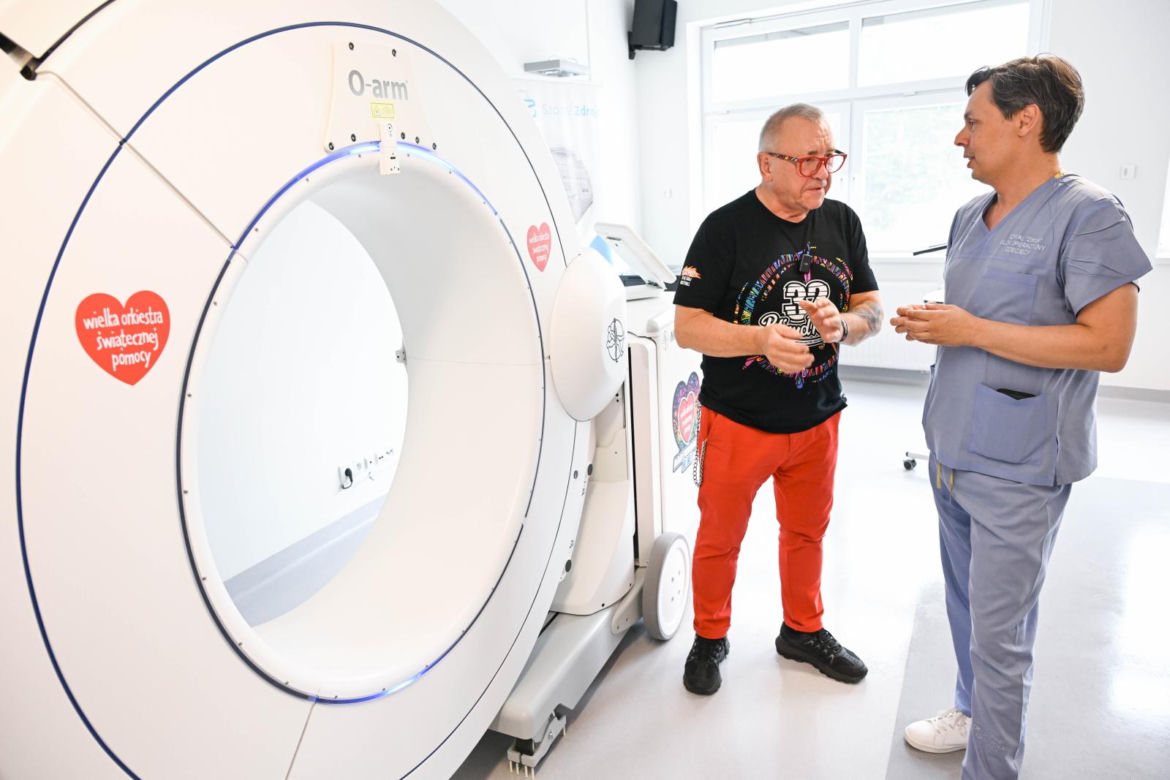 Nowy tomograf od WOŚP dla szpitala "Zdroje"