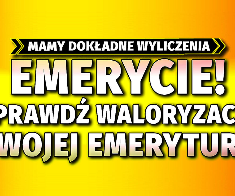 SG Emerycie! Sprawdź waloryzację swojej emerytury