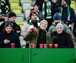 Lechia Gdańsk - Górnik Zabrze, zdjęcia kibiców i zawodników z meczu 18, kolejki PKO BP Ekstraklasy