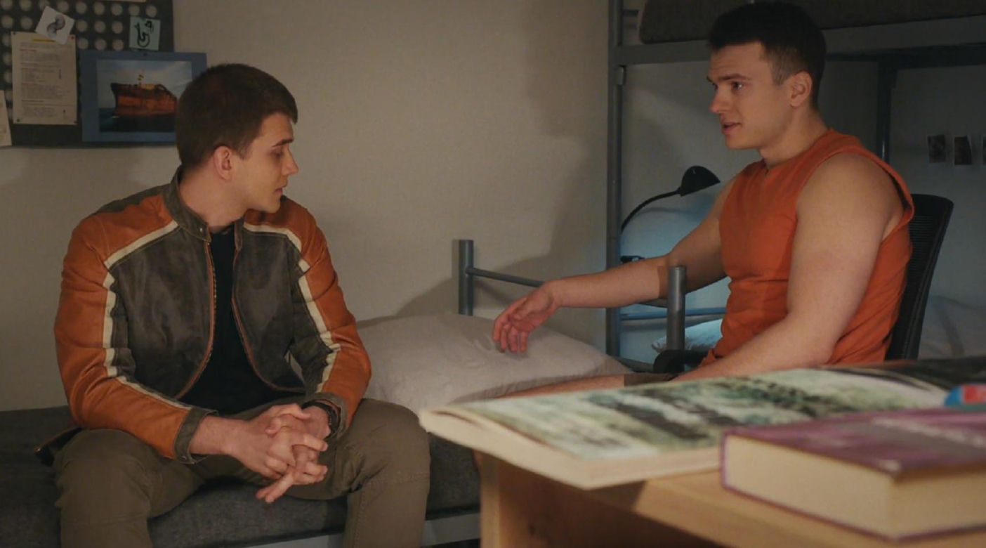 M jak miłość odc. 1947. Mateusz (Rafał Kowalski), Tomek (Chris Cugowski)