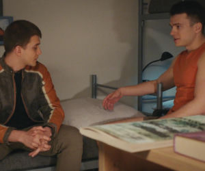 M jak miłość odc. 1947. Mateusz (Rafał Kowalski), Tomek (Chris Cugowski)