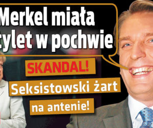 Merkel miała sztylet w pochwie