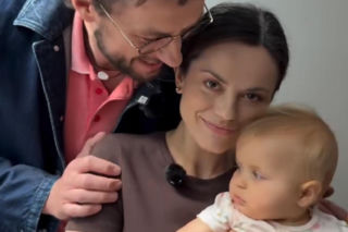 M jak miłość nowy sezon na planie. Kasia (Paulina Lasota), Mariusz (Mateusz Mosiewicz), Zosia