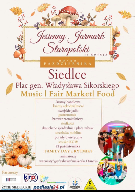 Jesienny Jarmark  Staropolski w Siedlcach