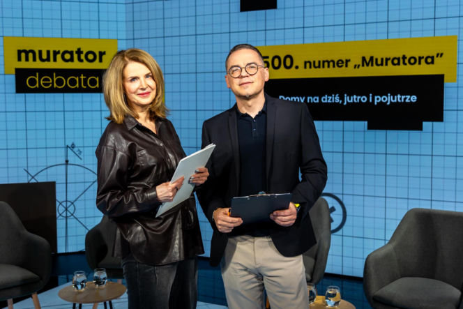 Debata Muratora „Domy na dziś, jutro i pojutrze” prowadzący Anna Okołowska i Piotr Laskowski