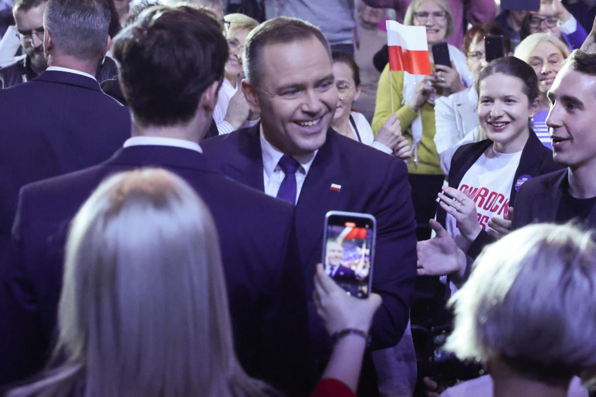 Łódź. konwencja wyborcza Karola Nawrockiego