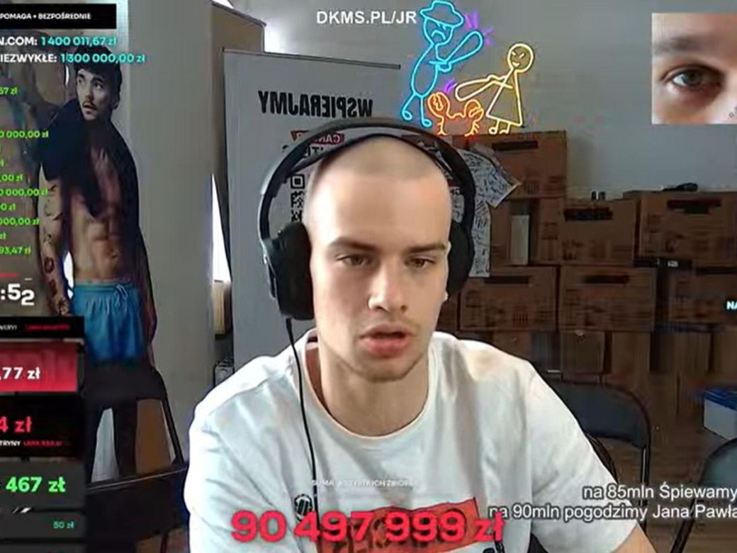 Najciekawsze akcje podczas streama Łatwoganga