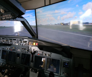 symulator Boeinga 737 na leszczyńskim lotnisku