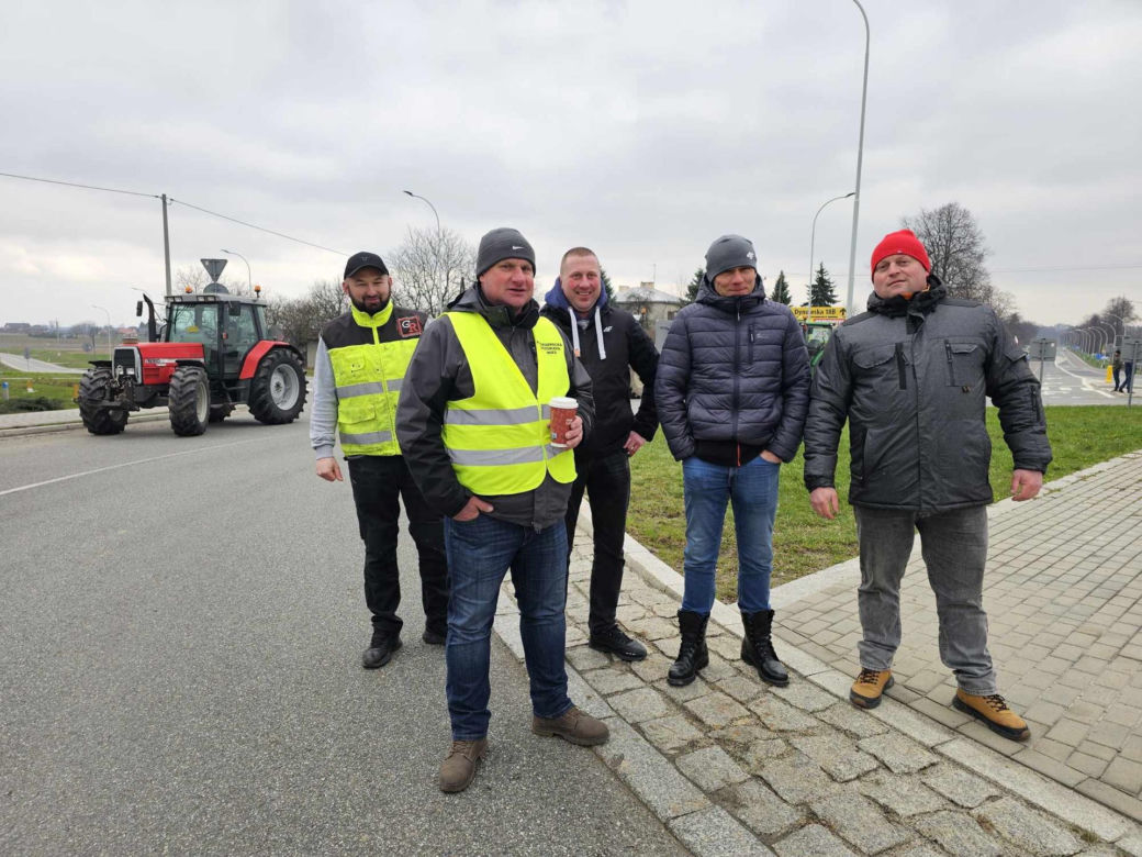 Protest rolników na Podkarpaciu