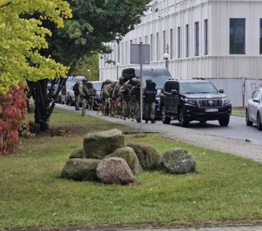 Ćwiczenia służb mundurowych na SGGW