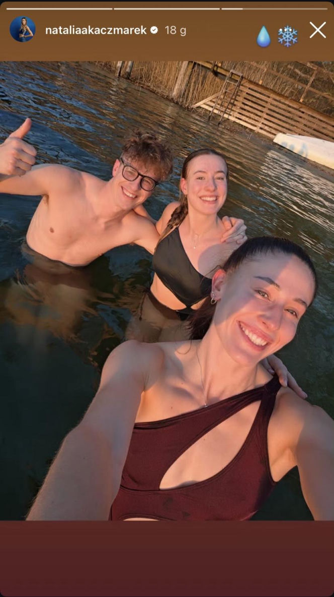 Natalia Bukowiecka w święta morsowała z siostrą