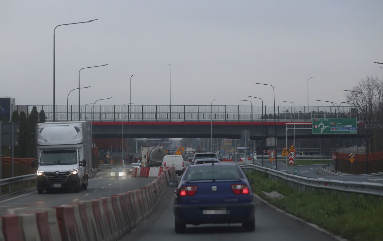 Zmiany na S17. Kierowcy pojadą od Zakrętu do węzła Lubelska