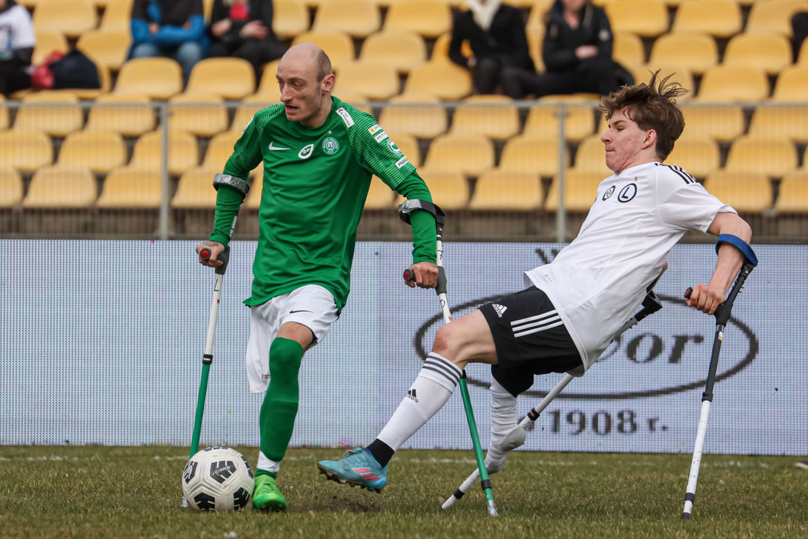 Amp Futbol Ekstraklasa w Poznaniu. Marcin Oleksy znowu strzela