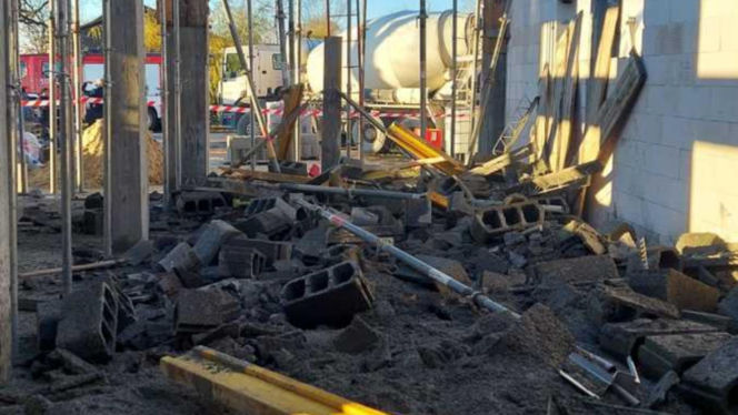 Wypadek na budowie w woj. lubelskim