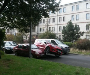 Kolizja na al. Bohaterów Warszawy