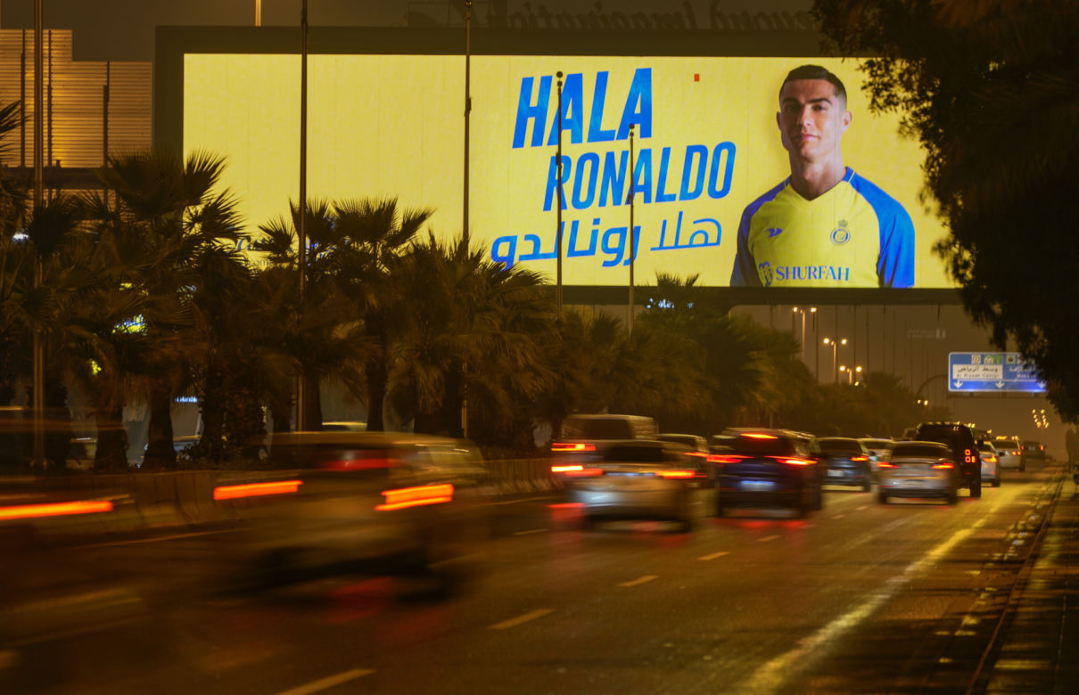 powitanie Cristiano Ronaldo w Al-Nassr