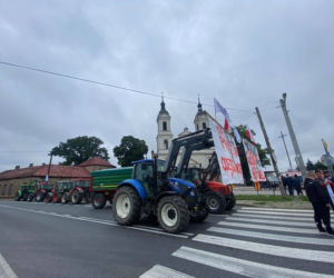 Protest rolników w Łódzkiem 24.08