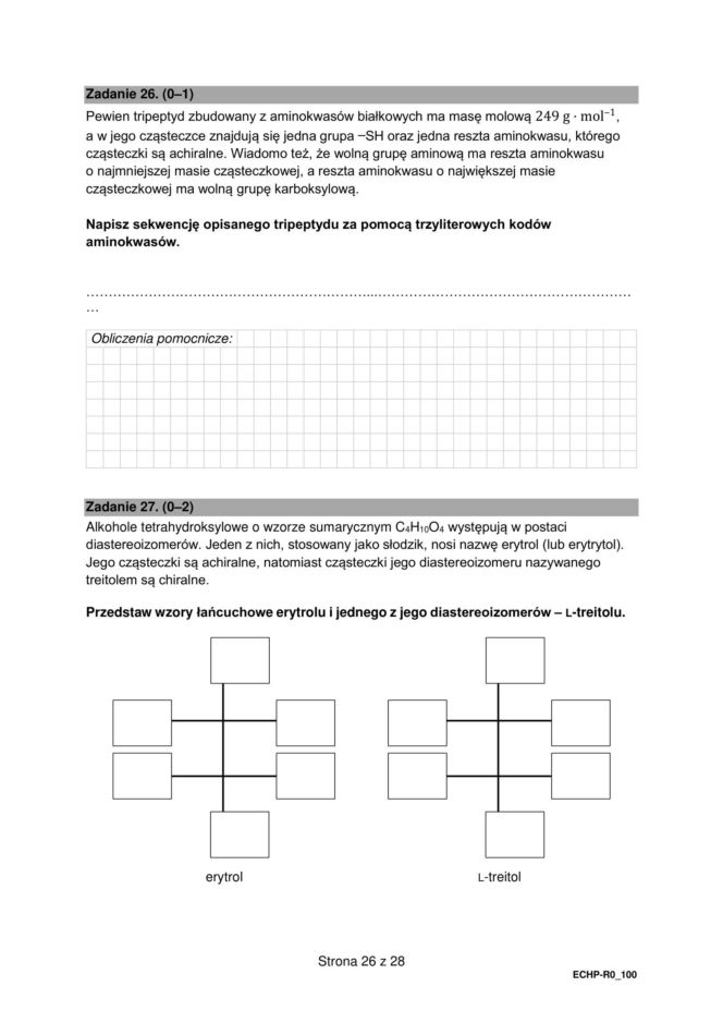 Matura 2026 Chemia FORMUŁA 2015: Arkusz CKE