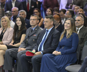 Magdalena Sobkowiak-Czarnecka podczas Warszawskich Targów Obronnych w Expo XXI