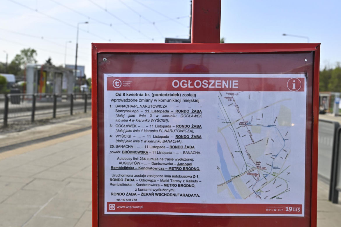 Bródno odcięte od tramwajów na trzy miesiące. Pasażerowie są wściekli. "Tu chyba nas ktoś nie lubi" 