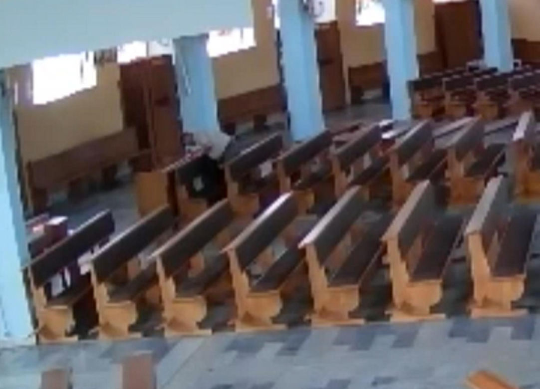 Włamał się do kościoła i ukradł ofiarę