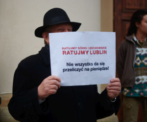 Przeciwko zabudowie Górek Czechowskich. „Strajk dla Ziemi” w centrum Lublina