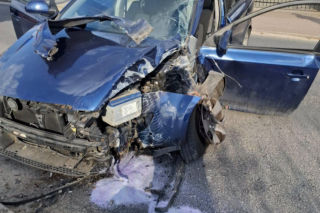 Wypadek na ul. Kniaziewicza w Toruniu