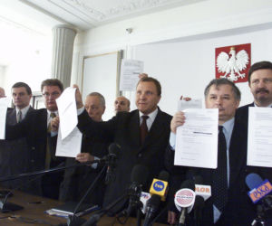 Mirosław Styczeń, Jerzy Polaczek, Michał Kamiński, Marcin Libicki, Kazimierz Marcinkiewicz, Wiesław Walendziak, Jarosław Kaczyński