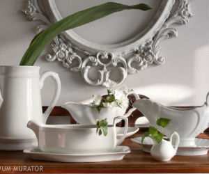 Kolekcja białej porcelany