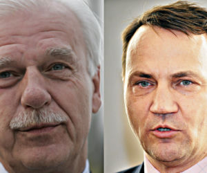 Sikorski OŚMIESZYŁ Polskę, a Olechowski go broni: Rozmowy przywódców to nie msza święta!