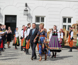 Para prezydencka na dożynkach