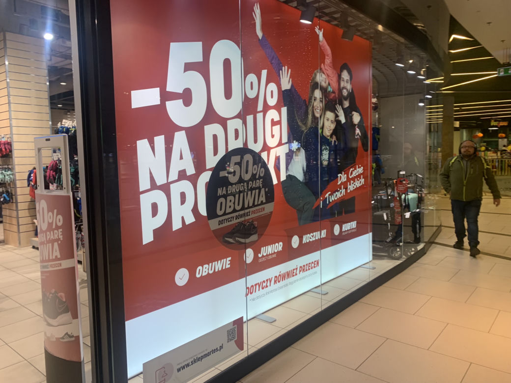 Galeria Katowicka. Black Friday w sklepie Martes Sport
