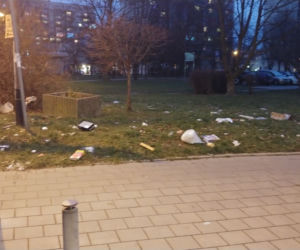 To nie tornado, to SEGREGACJA ŚMIECI! Szokujący widok na łódzkich osiedlach 