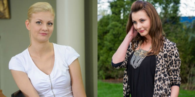Na Wspólnej. Kinga Brzozowska (Ilona Wrońska)/ Katarzyna Kołeczek