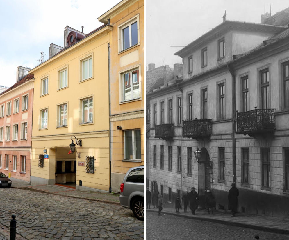 Współczesna i dawna kamienica przy Bednarskiej 17 w Warszawie. O tajemnicach tego adresu przeczytasz na SE.