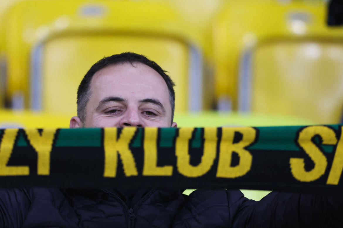 GKS Katowice - Piast Gliwice: Zdjęcia kibiców z meczu PKO BP Ekstraklasy