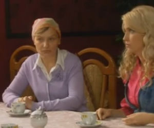 RANCZO 7 sezon odc. 86. Violetka (Magdalena Waligórska), Solejukowa (Katarzyna Żak)