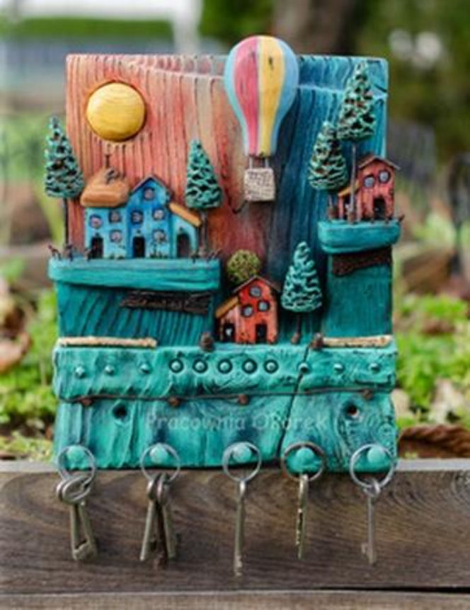 Okorek - drewniane dekoracje