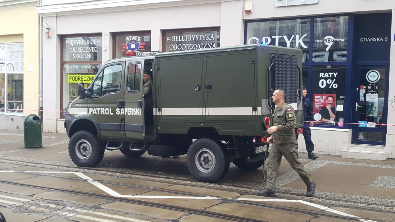 Granat w kamienicy przy Gdańskiej w Bydgoszczy